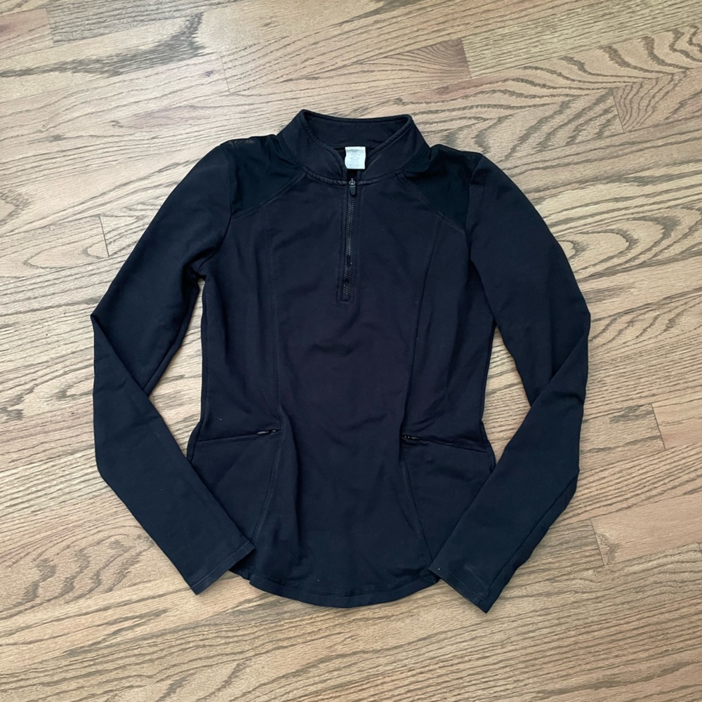 FABLETICS Black Quarter Zip Jacket